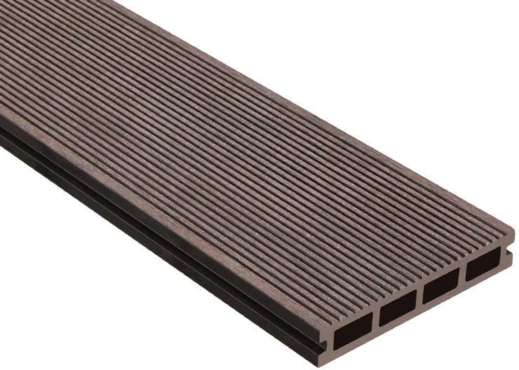 Террасная доска ДПК Outdoor 3D NEVADA/Коричневый вельветовый микс купить в Владивостоке