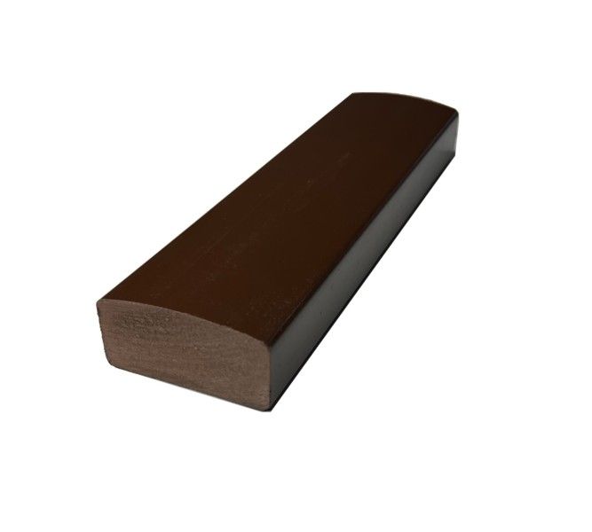 Лавочный брус Ecodecking Некст полнотелый глянцевый, Шоколад купить в Владивостоке