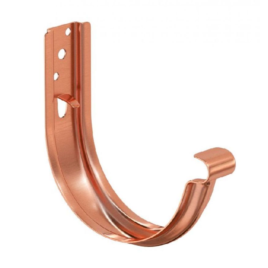 Универсальный крюк для крепления желоба Aquasystem, медь 125/90 купить в Владивостоке