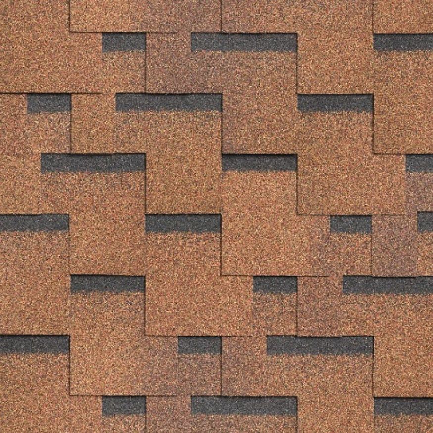 Гибкая черепица Shinglas, Ультра, Фокстрот, Миндаль купить в Владивостоке