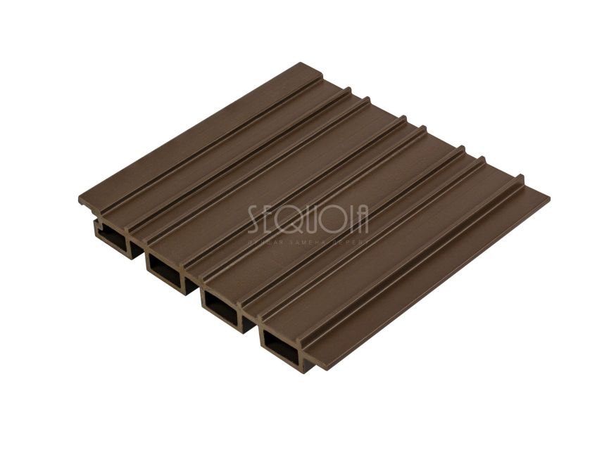 Доска фасадная SEQUOIA co-extrusion Коричневая купить в Владивостоке