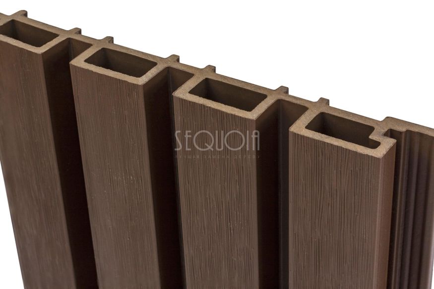 Доска фасадная SEQUOIA co-extrusion Коричневая купить в Владивостоке