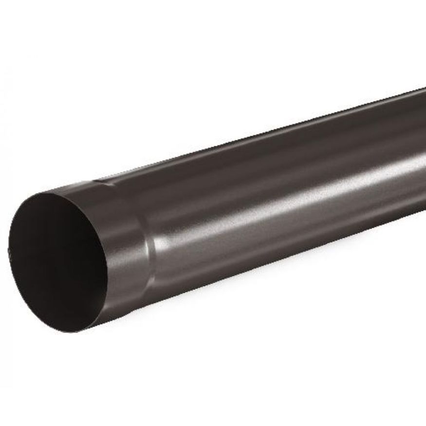 Труба водосточная Aquasystem RR 32, тёмно-коричневая, длина 3.00 м, 125/90 мм купить в Владивостоке