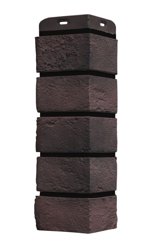 Угол наружный Grand Line, Состаренный кирпич Design Plus, Кофе (Черный шов) купить в Владивостоке