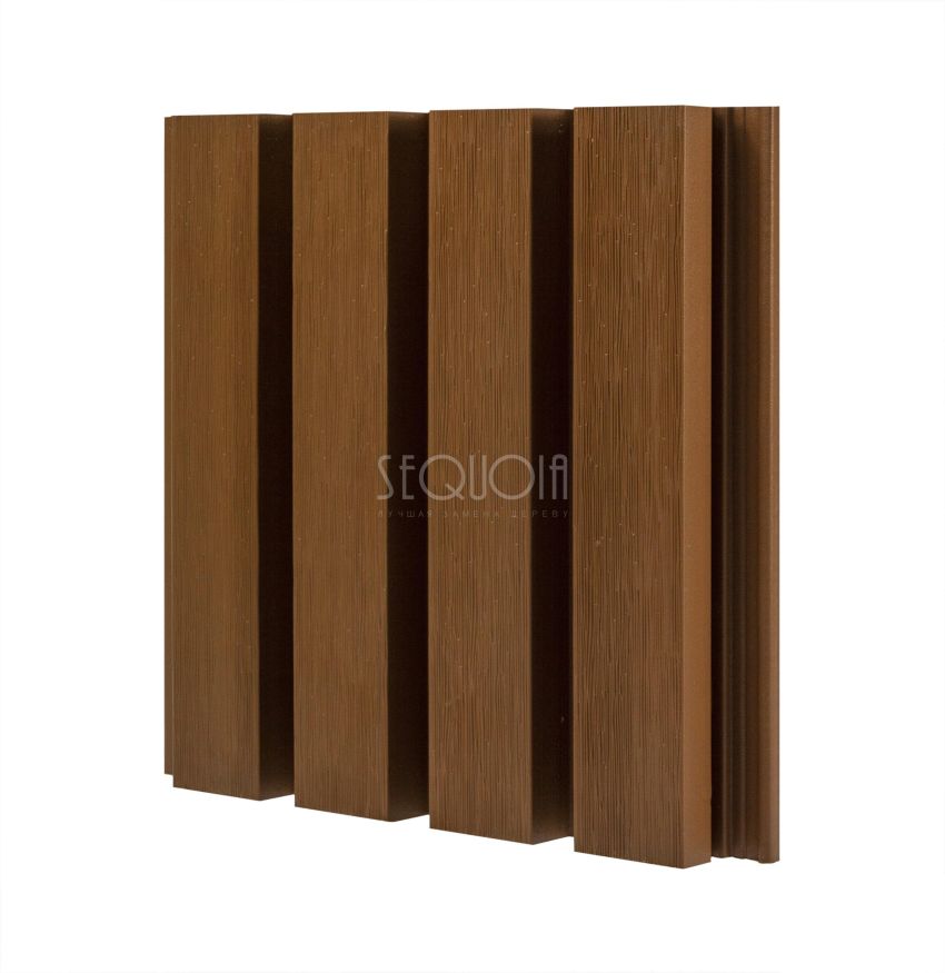 Доска фасадная SEQUOIA co-extrusion Светло-коричневая купить в Владивостоке