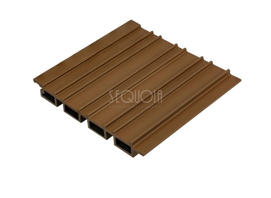 Доска фасадная SEQUOIA co-extrusion Светло-коричневая купить в Владивостоке