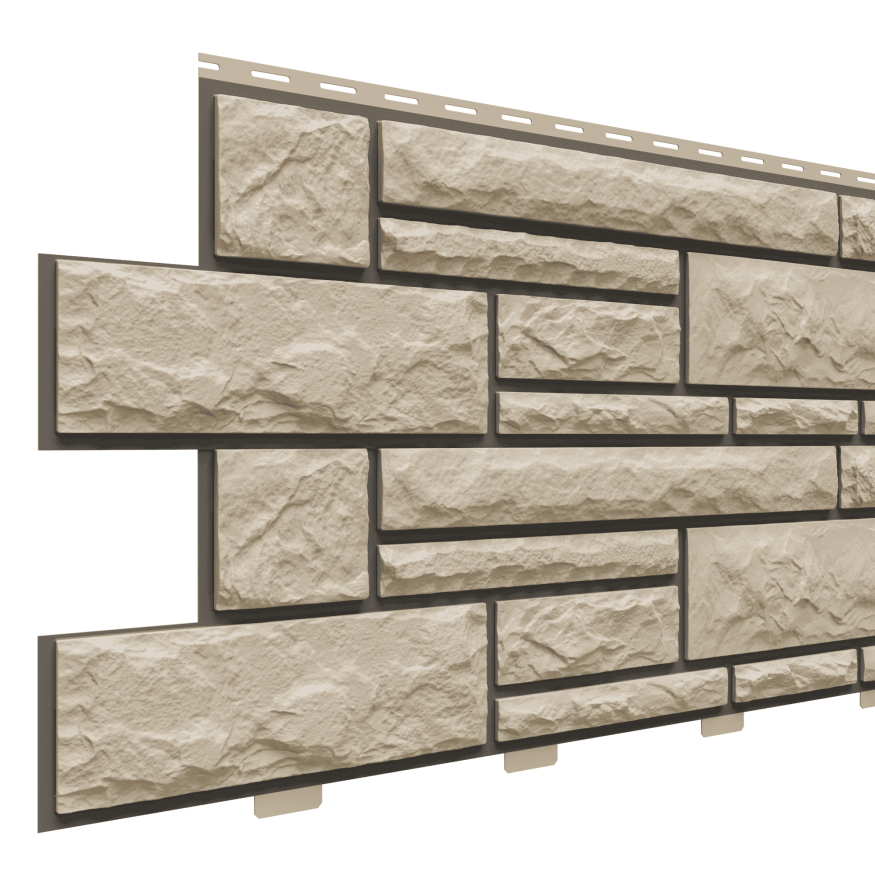 Фасадные панели Доломит, Брусчатка Доломит, Сандал 3000 мм купить в Владивостоке