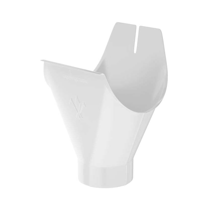 Воронка желоба Aquasystem, RAL 9003 Белый 125/90 купить в Владивостоке