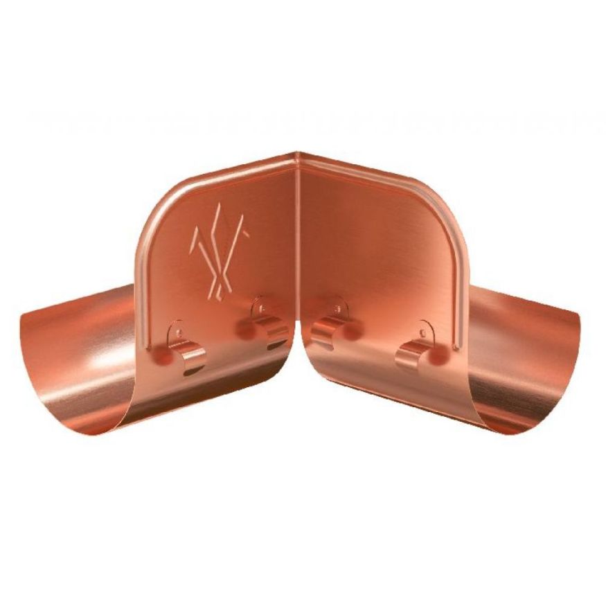 Угловой ограничитель перелива Aquasystem, медь 125/90 купить в Владивостоке