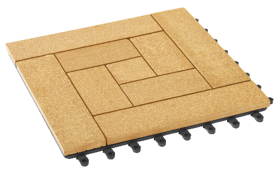 Модульный паркет ДПК GRINDERDECO Люкс 10 Цвет Песчаник купить в Владивостоке