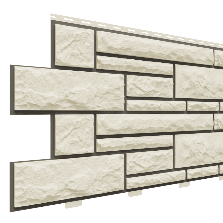Фасадные панели Доломит, Брусчатка Доломит, Слоновая кость 3000 мм купить в Владивостоке