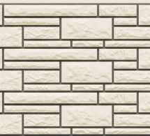 Фасадные панели Доломит, Брусчатка Доломит, Слоновая кость 3000 мм