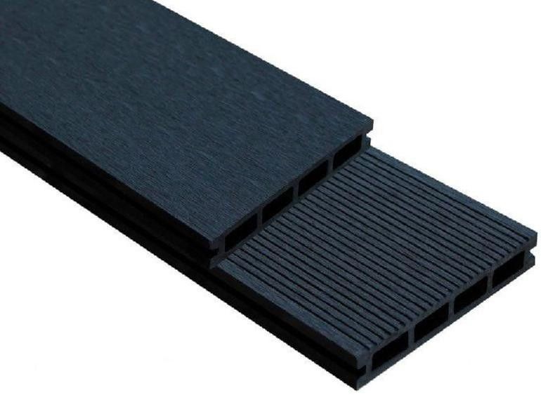 Террасная доска ДПК Outdoor Вельвет шлифованная черного цвета купить в Владивостоке