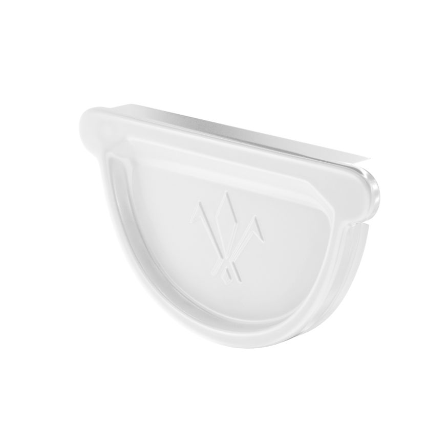 Заглушка универсальная с резиновым уплотнителем Aquasystem, RAL 9003 Белый 125/90 купить в Владивостоке