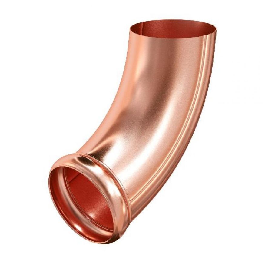 Декорированный отвод трубы Aquasystem из меди 125/90 купить в Владивостоке