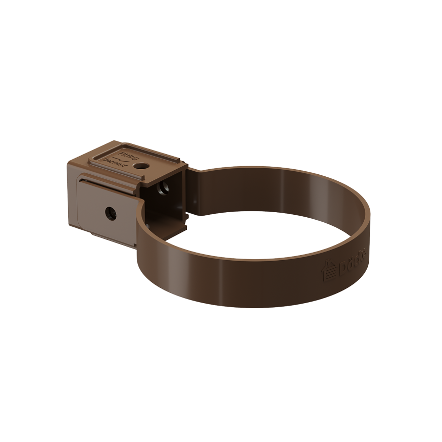 Универсальный хомут для водосточной трубы Docke Standard, цвет светло-коричневый. купить в Владивостоке