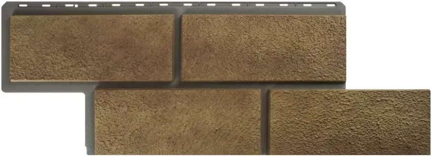 Фасадная панель Альта-Профиль Неаполитанский камень Бежевый купить в Владивостоке