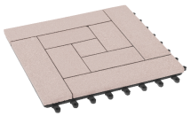 Модульный паркет ДПК GRINDERDECO Люкс 10 Светлый дуб