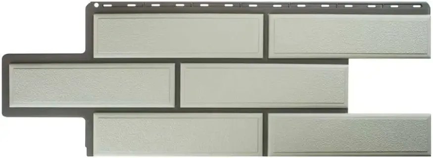 Фасадная панель Альта-Профиль Венецианский камень Белый купить в Владивостоке