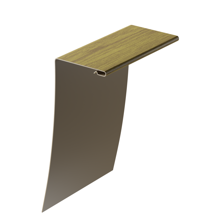 Универсальный профиль для окон Docke 89/254 мм, цвет Миндаль. купить в Владивостоке