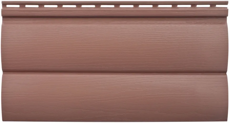 Виниловый сайдинг Альта-профиль Блок-хаус Премиум, ВН-03 Красно-коричневый купить в Владивостоке