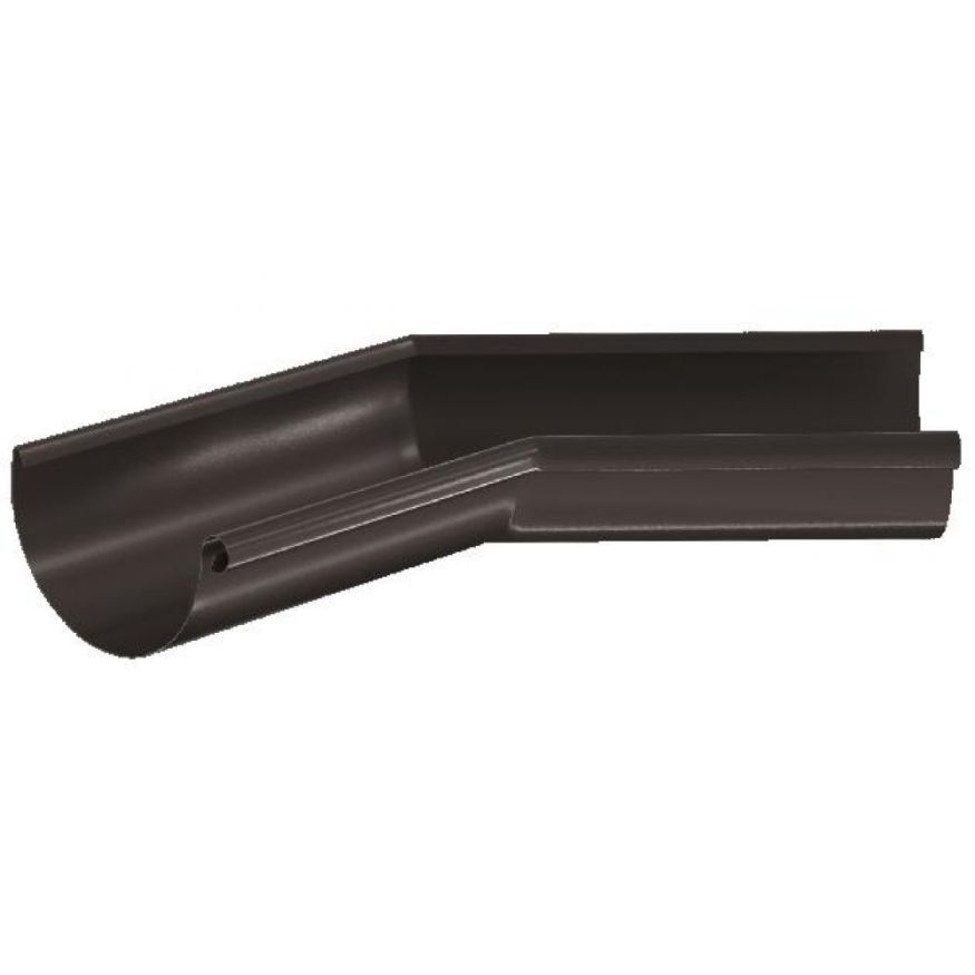 Внутренний угол желоба 135°, Aquasystem, RR 32 Тёмно-коричневый 125/90 купить в Владивостоке