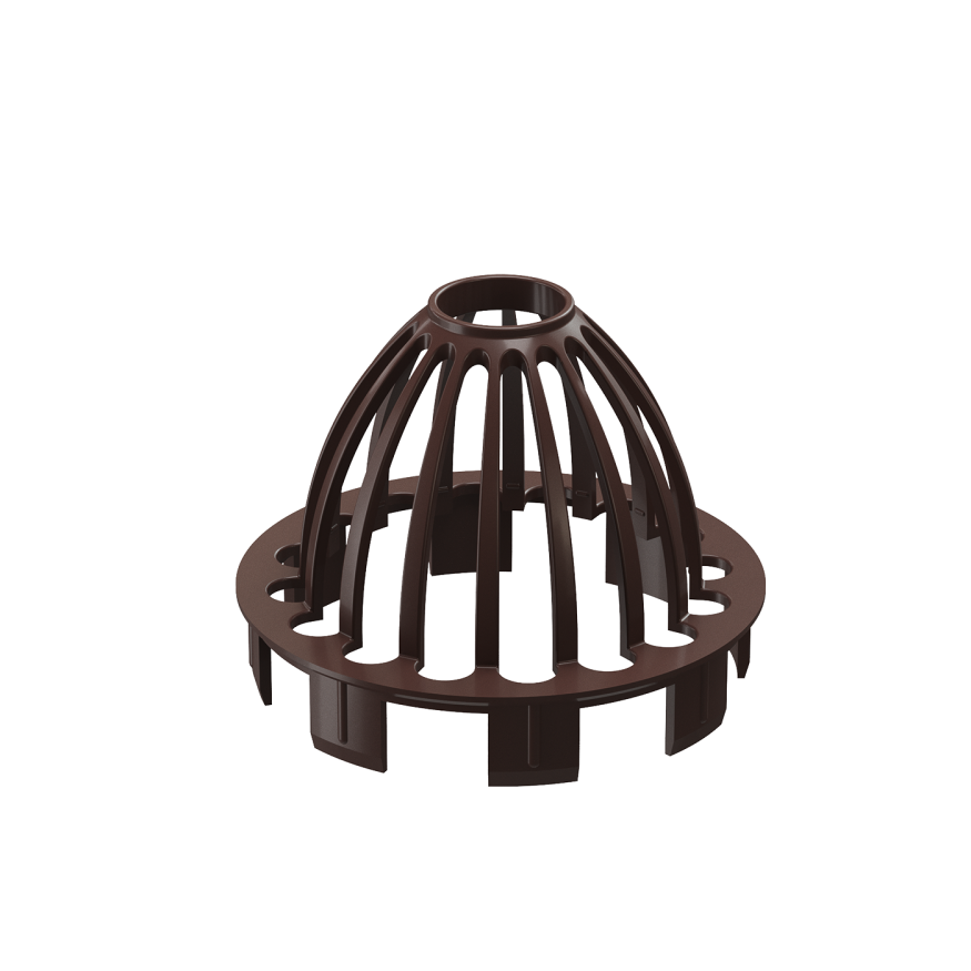 Защитная сетка для водостока Docke Premium, цвет Шоколадный. купить в Владивостоке