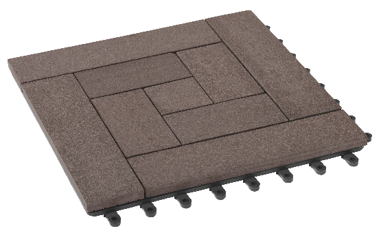 Модульный паркет ДПК GRINDERDECO Люкс 10 Цвет Венге купить в Владивостоке