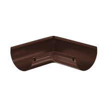 Угол желоба внутренний Aquasystem, PU MATT, RAL 8017 Коричневый 125/90