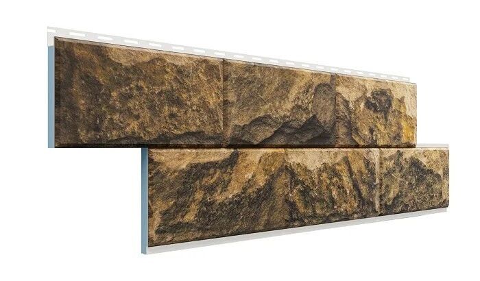 Фасадная термопанель Доломит Дагестанский камень, Тигровый глаз купить в Владивостоке