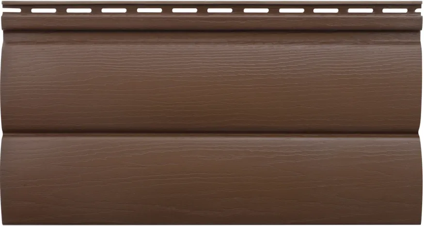 Виниловый сайдинг Альта-Профиль Блок-хаус Премиум, ВН-03 Орех темный купить в Владивостоке