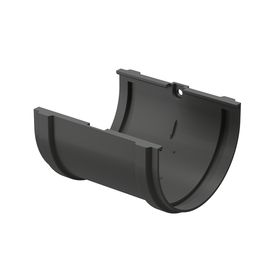 Соединитель для желобов Docke Premium, цвет графит купить в Владивостоке