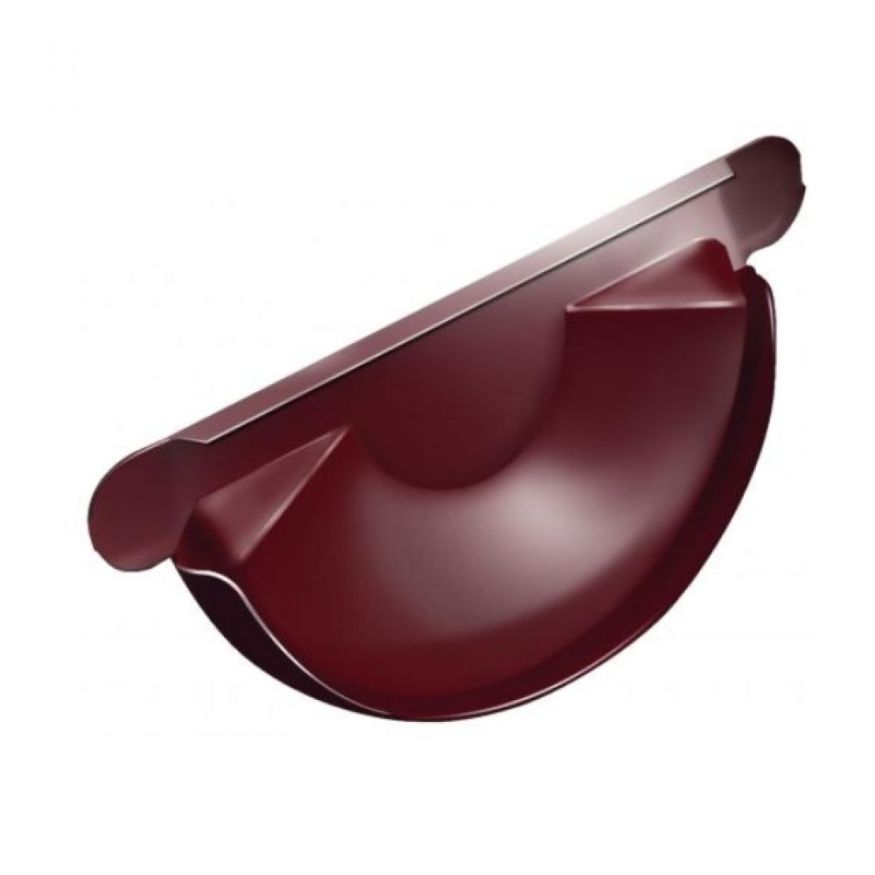 Заглушка для желоба Grand Line, Вишневый цвет (RAL 3005) купить в Владивостоке