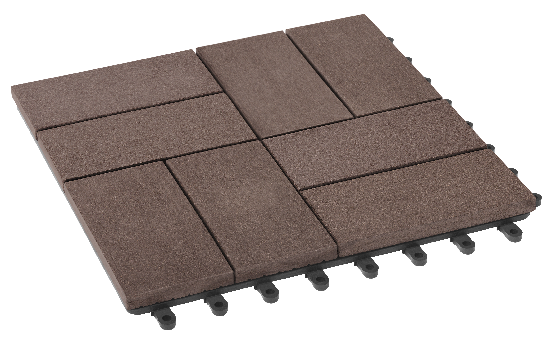 Модульный паркет ДПК GRINDERDECO Люкс 9 Цвет Шоколад купить в Владивостоке