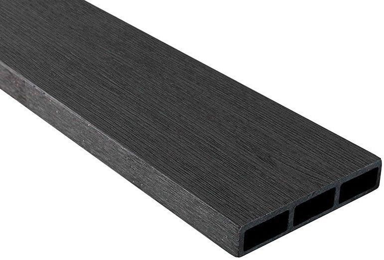 Доска 3D ДПК для улицы STORM BLACK черного цвета купить в Владивостоке