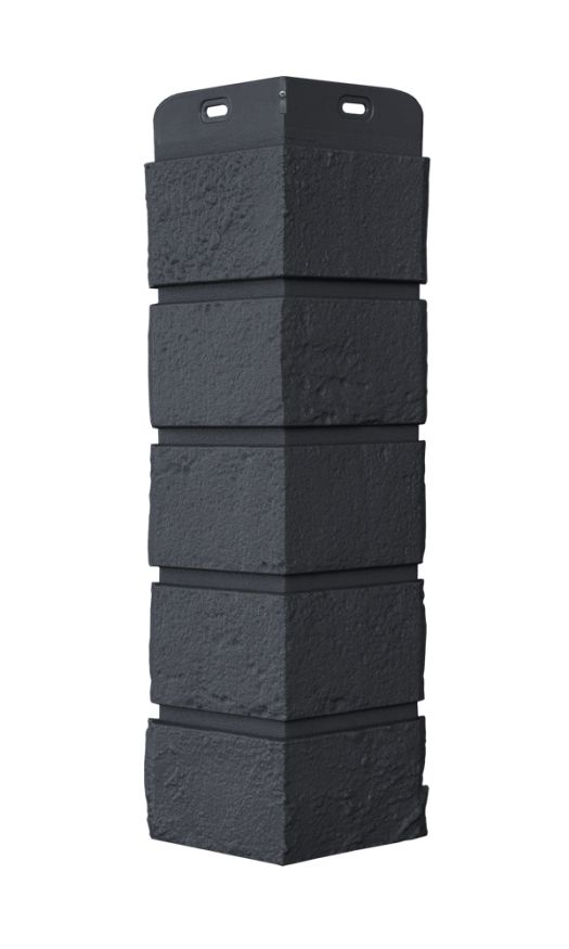 Угол наружный Grand Line, Состаренный кирпич Classic, Графит купить в Владивостоке