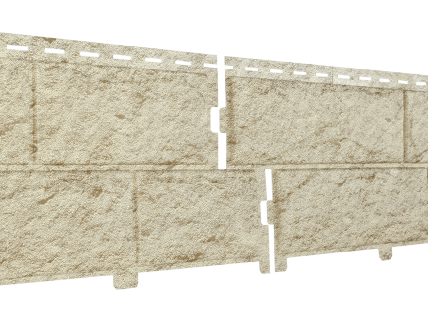 Фасадные панели Ю-Пласт Стоун Хаус Камень, Золотистый купить в Владивостоке