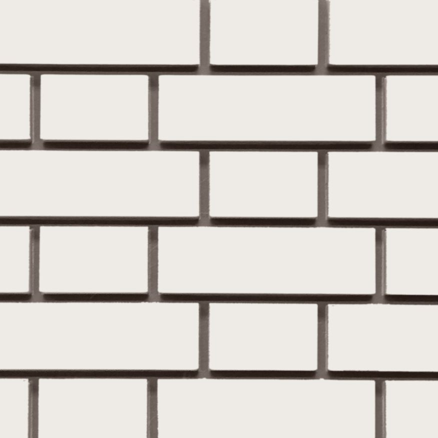 Фасадная панель FineBer Клинкерный кирпич, Белый  купить в Владивостоке