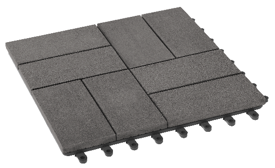 Модульный паркет ДПК GRINDERDECO Люкс 9 Серый базальт купить в Владивостоке