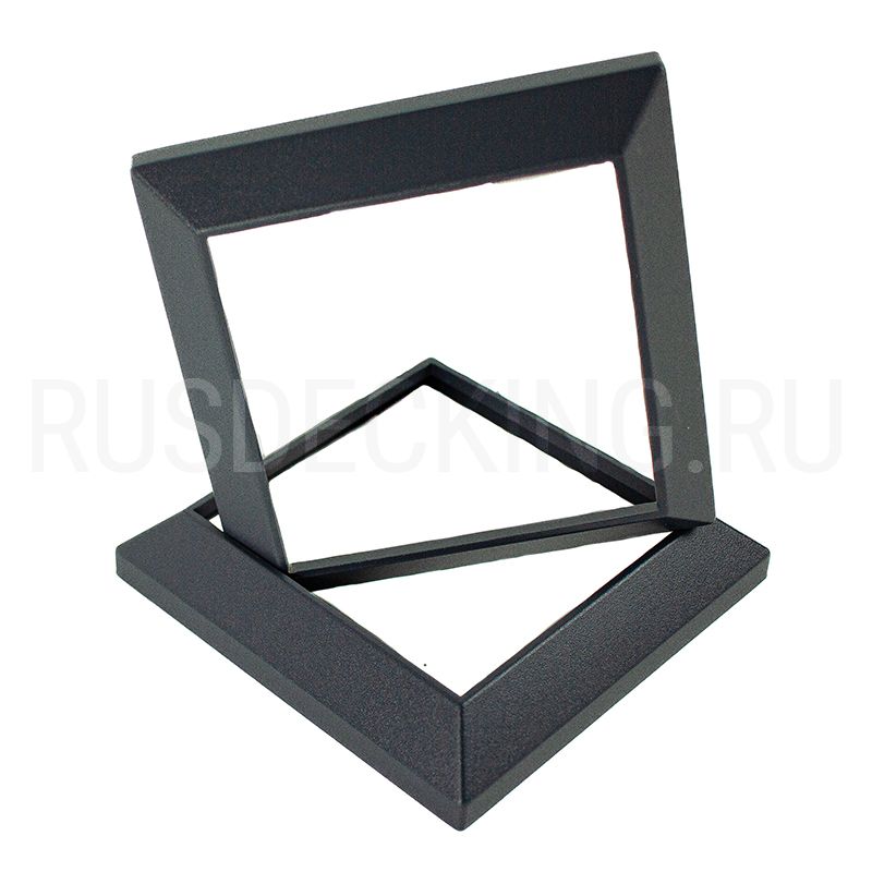 Рамка столба ограждения RusDecking Unodeck Графит купить в Владивостоке