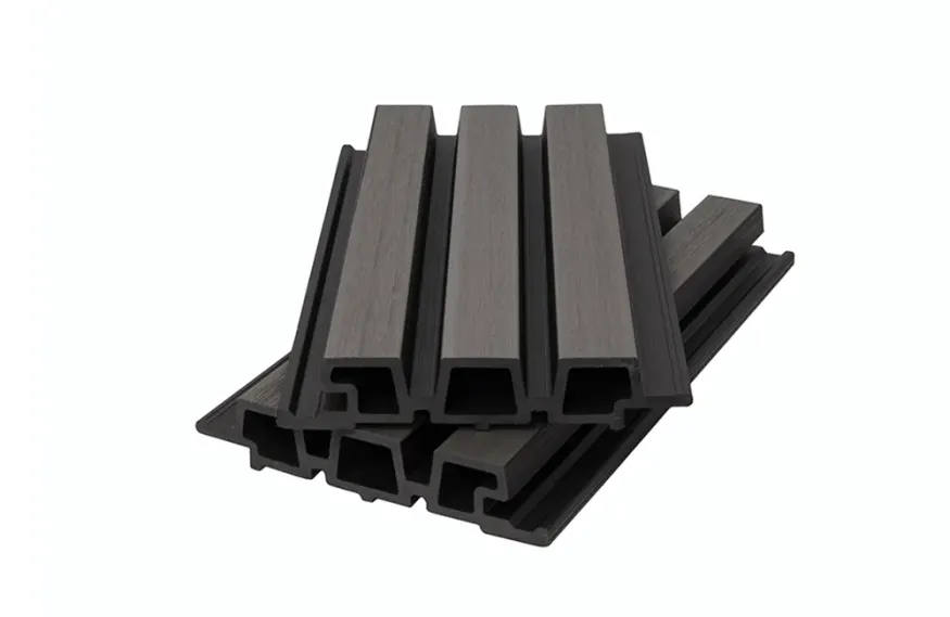 Фасадная панель брусковая из ДПК Polivan Group CO-EX MIX, Grey dark купить в Владивостоке