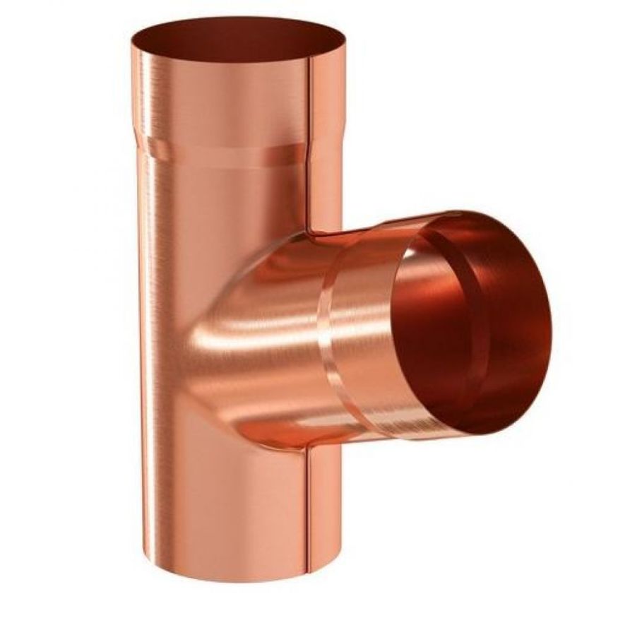 Тройник Aquasystem из меди 125/90 купить в Владивостоке