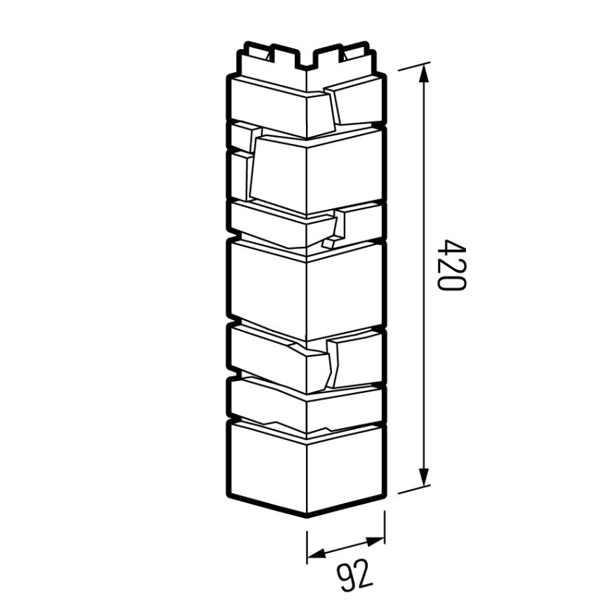 Угол наружный ТЕХНОНИКОЛЬ Камень, Сицилия купить в Владивостоке