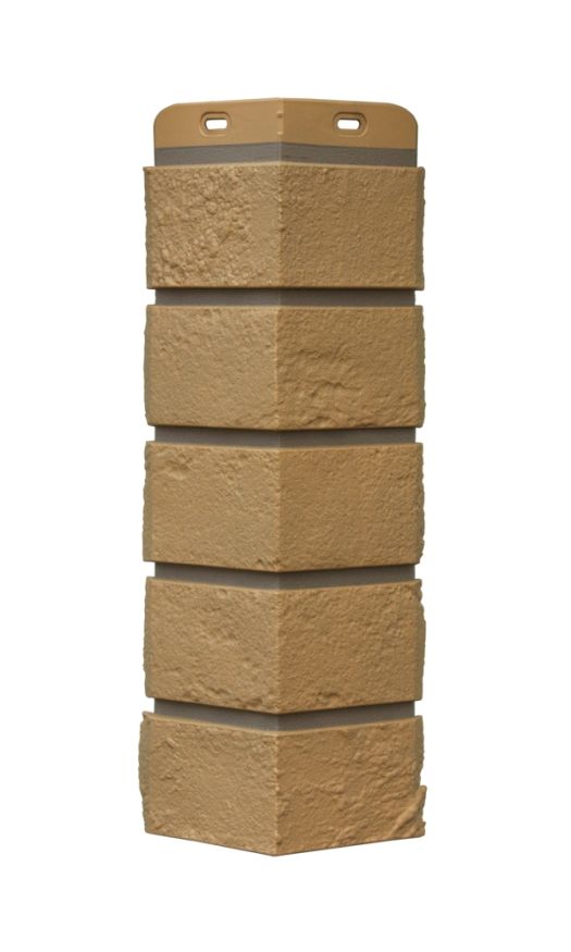 Угол наружный Grand Line, Состаренный кирпич Design Plus, Солома (Темно-бежевый шов) купить в Владивостоке