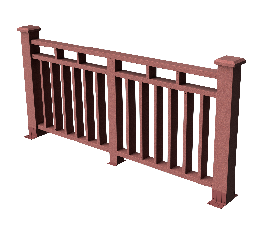 Декоративное ограждение из ДПК GRINDERDECO Европа мербау купить в Владивостоке