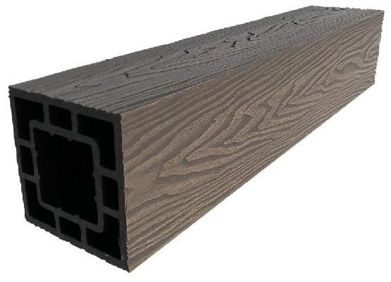 Столб опорный ДПК 3D GardenParkett 120х120мм, Венге купить в Владивостоке