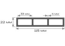 Доска 3D ДПК Outdoor STORM GREY серый микс