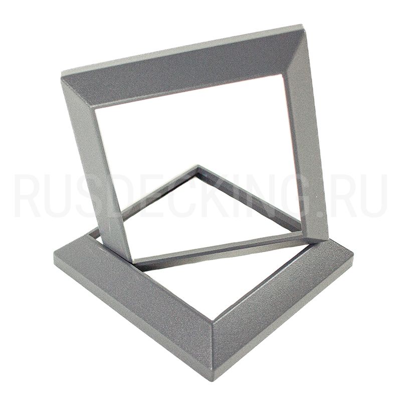 Рамка столба ограждения RusDecking Unodeck Серый купить в Владивостоке