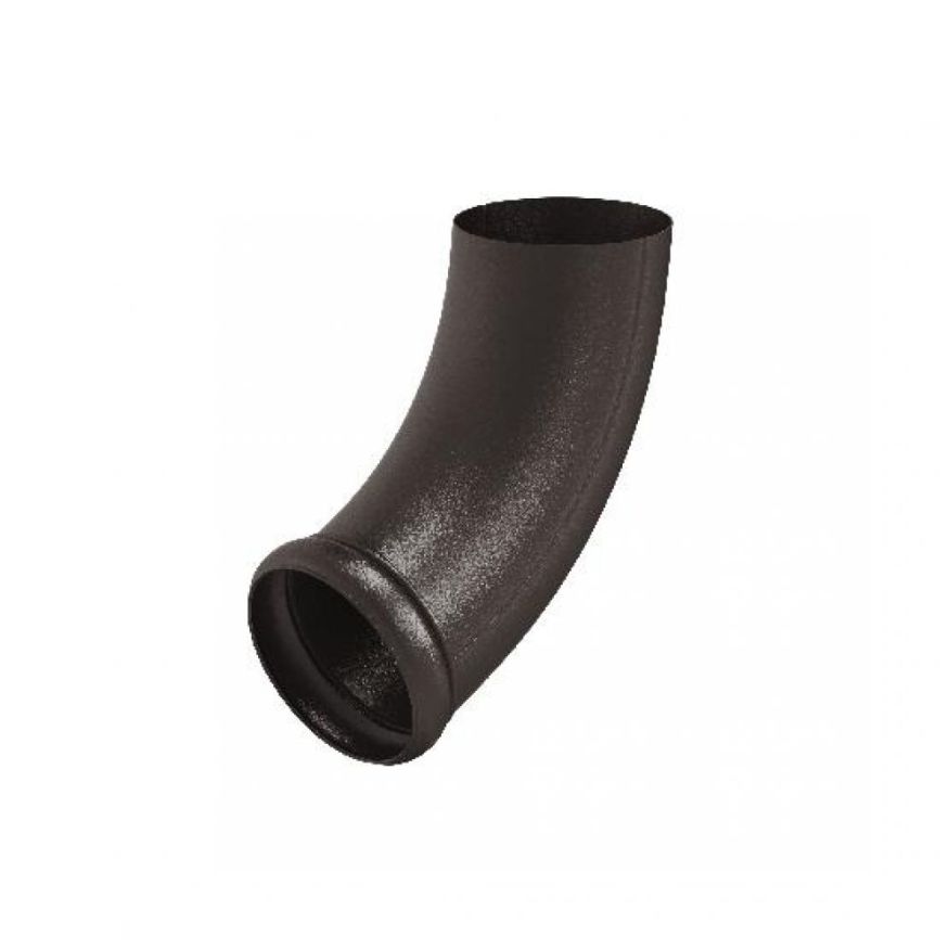 Отвод трубы декоративный Aquasystem RR 32, тёмно-коричневый матовый, 125/90 купить в Владивостоке