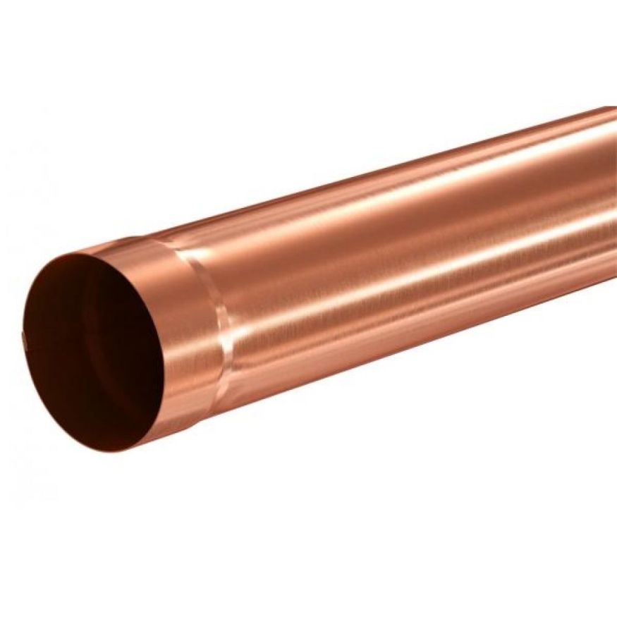 Водосточная труба Aquasystem 1.00м из меди 125/90 купить в Владивостоке